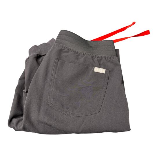 Figs Scrub Pants Womens Small Zamora Jogger Charcoal Gray + Pockets Comfy - Picture 1 of 9